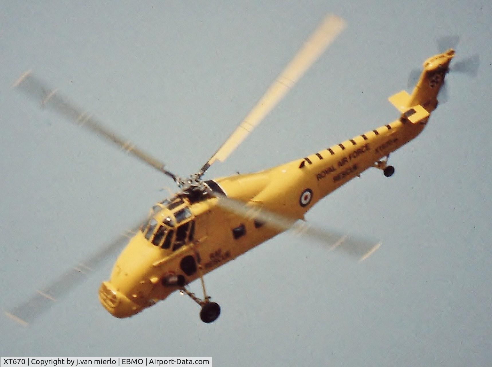 XT670, 1966 Westland Wessex HC.2 C/N WA538, Moorsele air show '95, Belgium