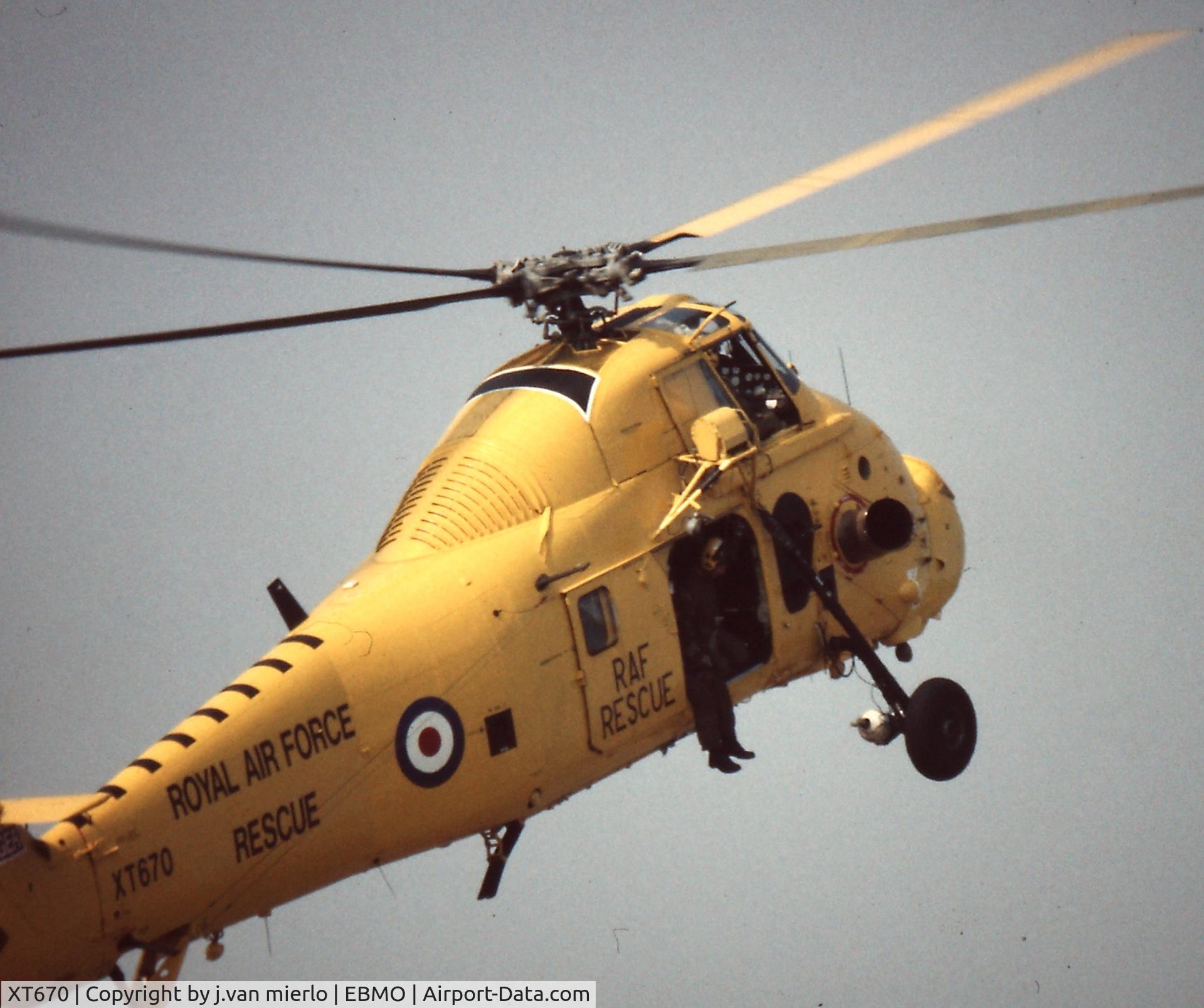 XT670, 1966 Westland Wessex HC.2 C/N WA538, Moorsele air show'95 Belgium