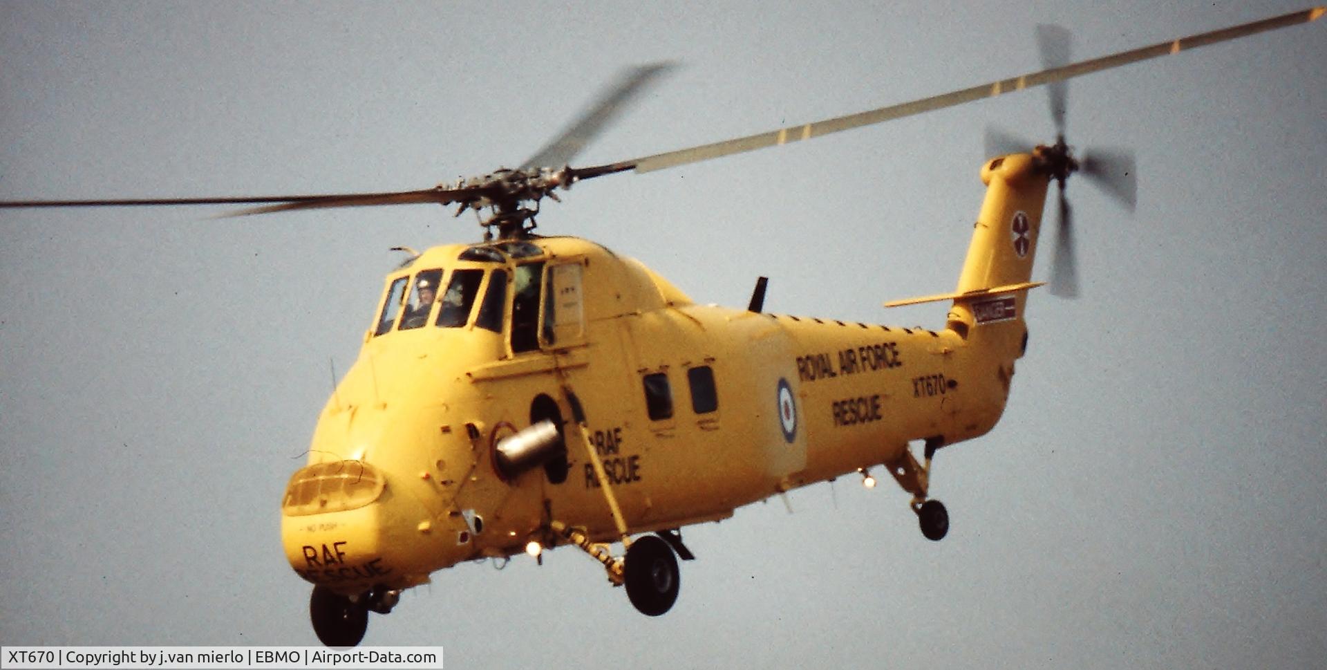 XT670, 1966 Westland Wessex HC.2 C/N WA538, Moorsele air show'95, Belgium