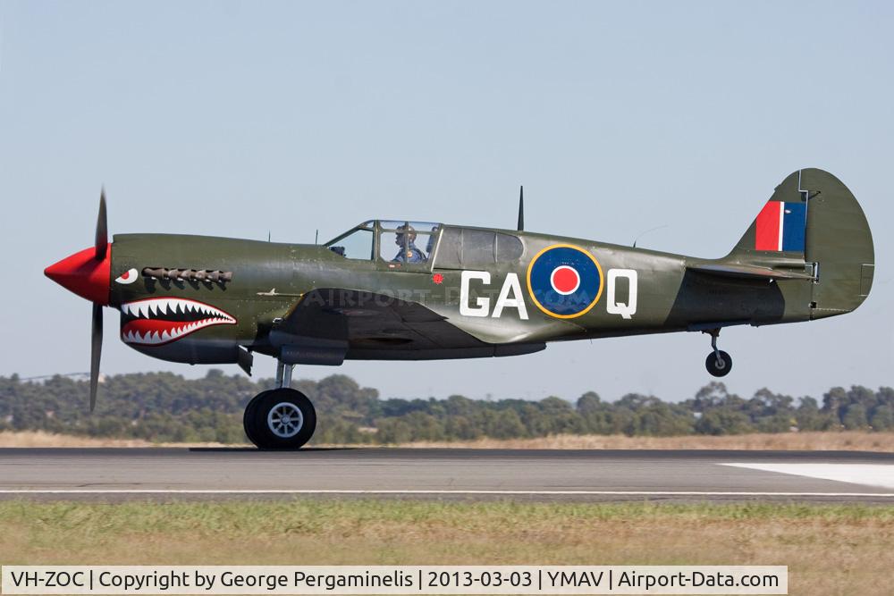 VH-ZOC, 1943 Curtiss Wright P-40N Warhawk C/N 28449, Australian International Air Show.