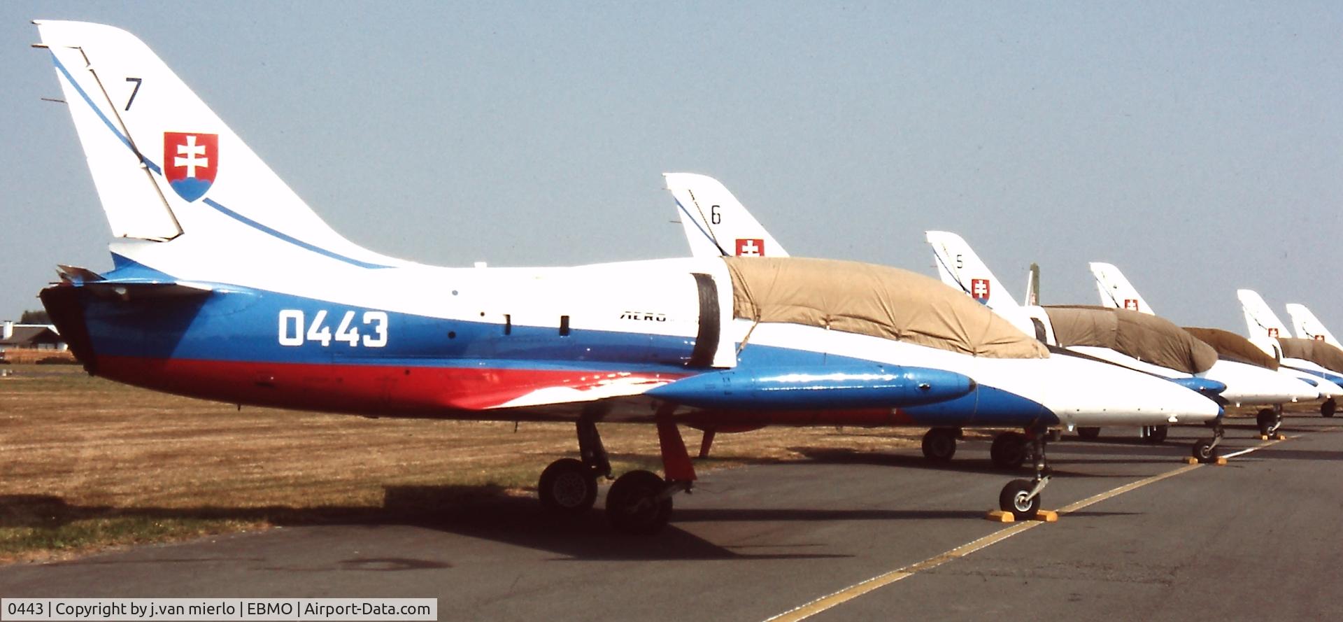 0443, Aero L-39 Albatros C/N 430443, Moorsel air show'95