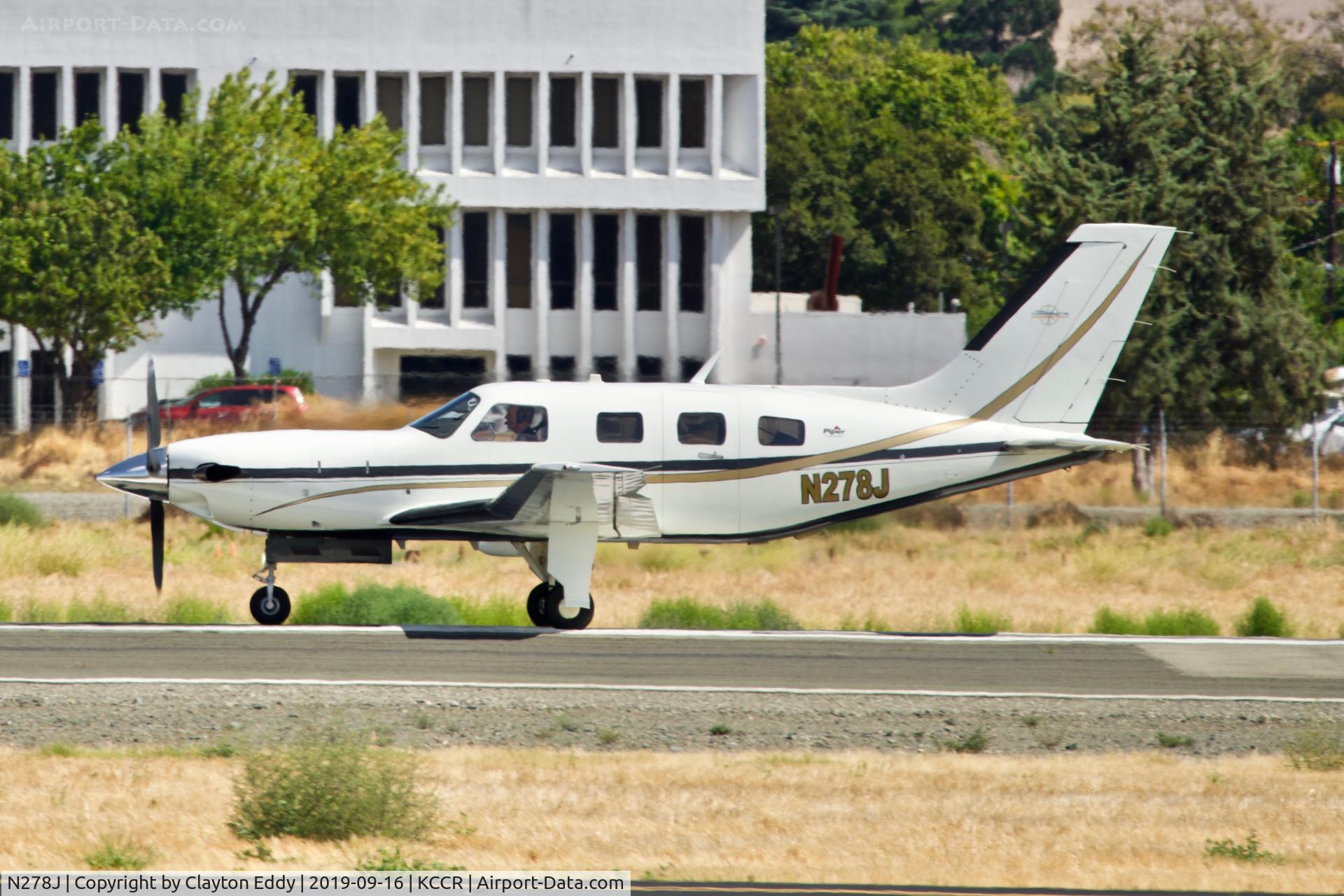 N278J, 2002 Piper PA-46-500TP Malibu Meridian C/N 4697127, Buchanan Field Concord California 2019.