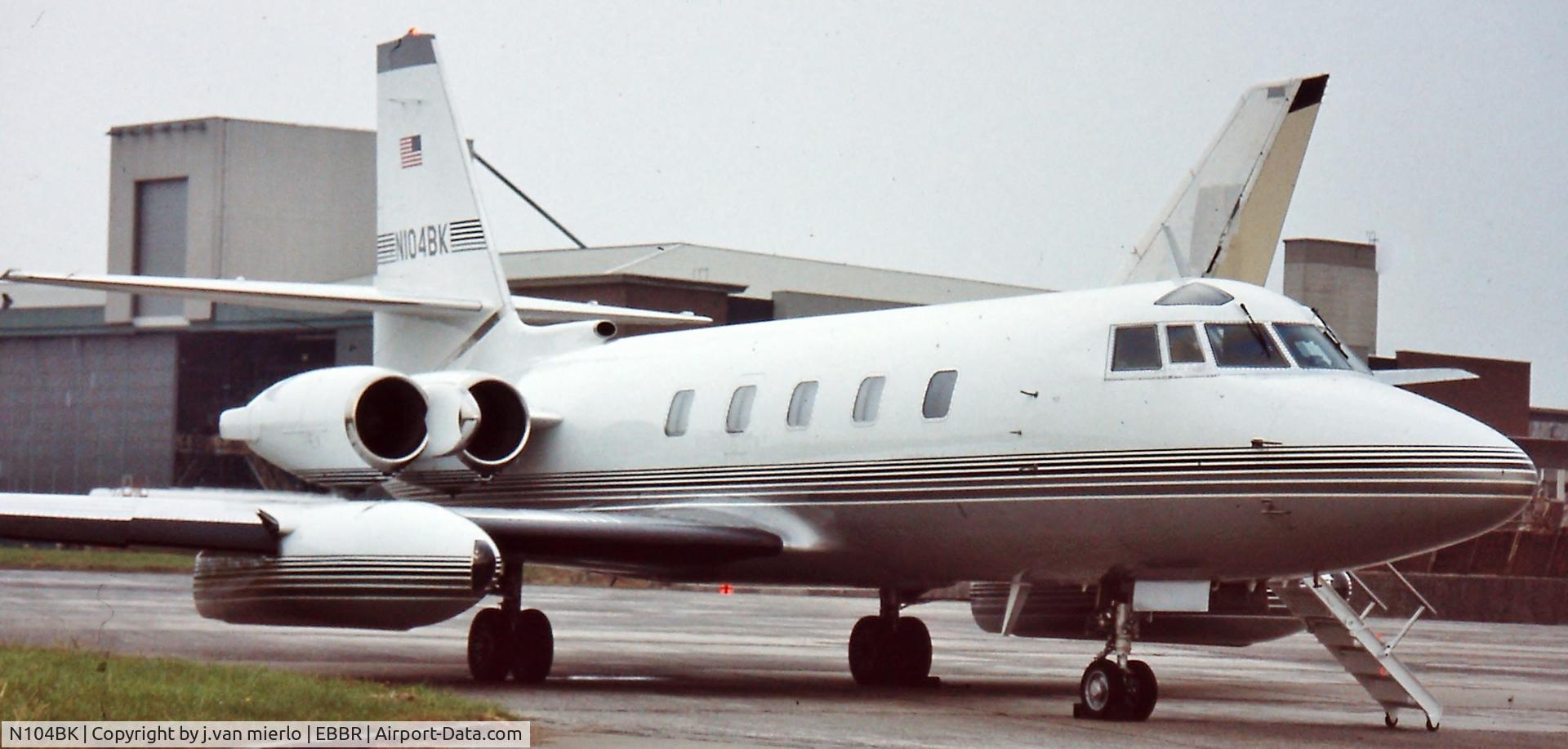 N104BK, 1977 Lockheed L-1329-25 JetStar II C/N 5219, Brussels, Belgium