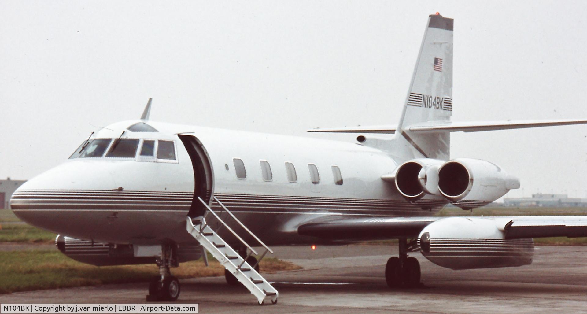 N104BK, 1977 Lockheed L-1329-25 JetStar II C/N 5219, Brussels, Belgium