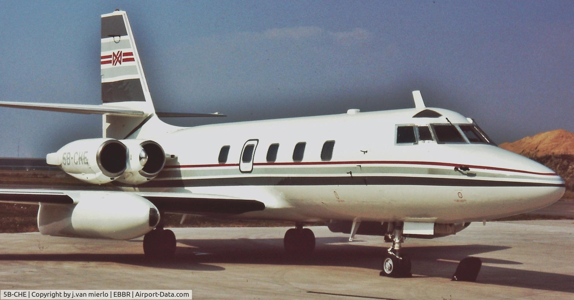 5B-CHE, 1968 Lockheed L-1329 JetStar 731 C/N 5114, Brussels,Belgium