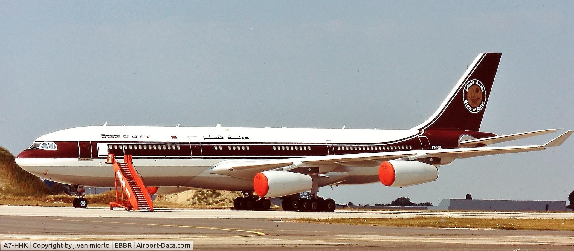 A7-HHK, 1993 Airbus A340-211 C/N 026, Brussels, Belgium