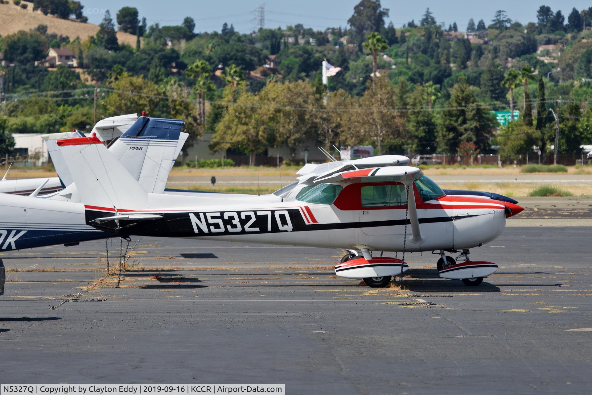 N5327Q, 1972 Cessna 150L C/N 15073227, Buchanan Field Concord California 2019.