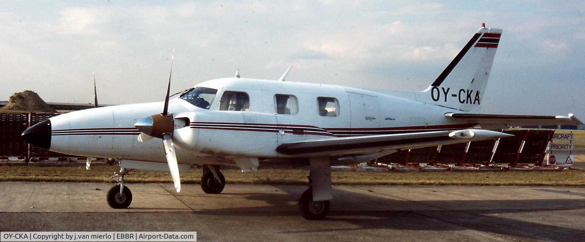 OY-CKA, 1973 Piper PA-31P-425 Pressurised Navajo Navajo C/N 31P-7300136, Brussels G.A.T