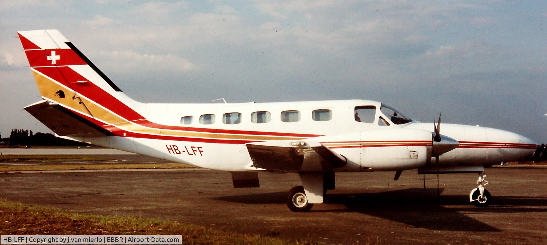HB-LFF, 1978 Cessna 441 Conquest II C/N 441-0055, Brussels, G.A.T.