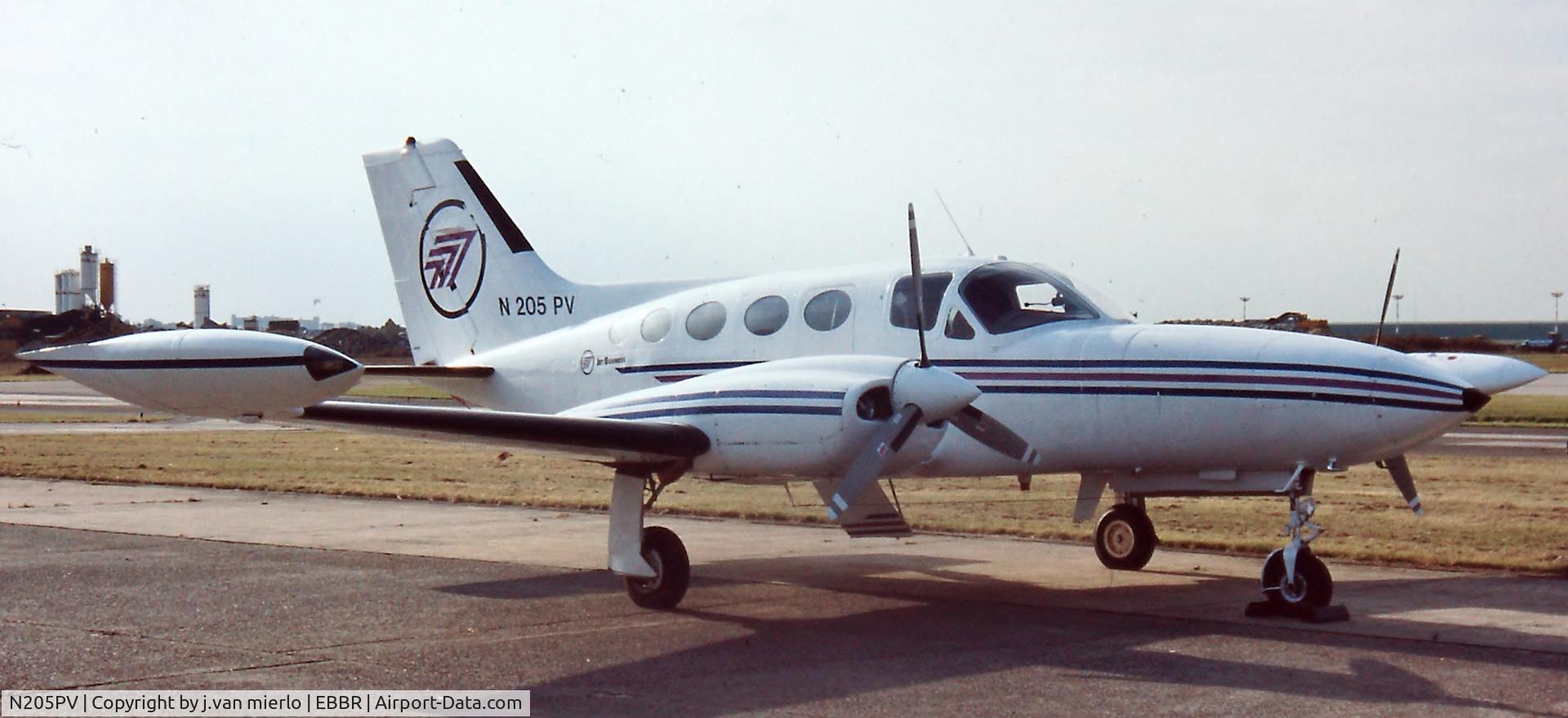 N205PV, 1973 Cessna 421B Golden Eagle C/N 421B0398, Brussels, Belgium