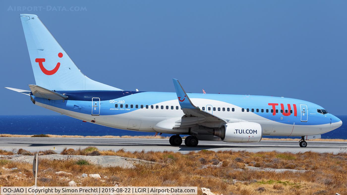 OO-JAO, 2008 Boeing 737-7K5 C/N 35141, OO-JAO @ Heraklion N. Kazantzakis Airport