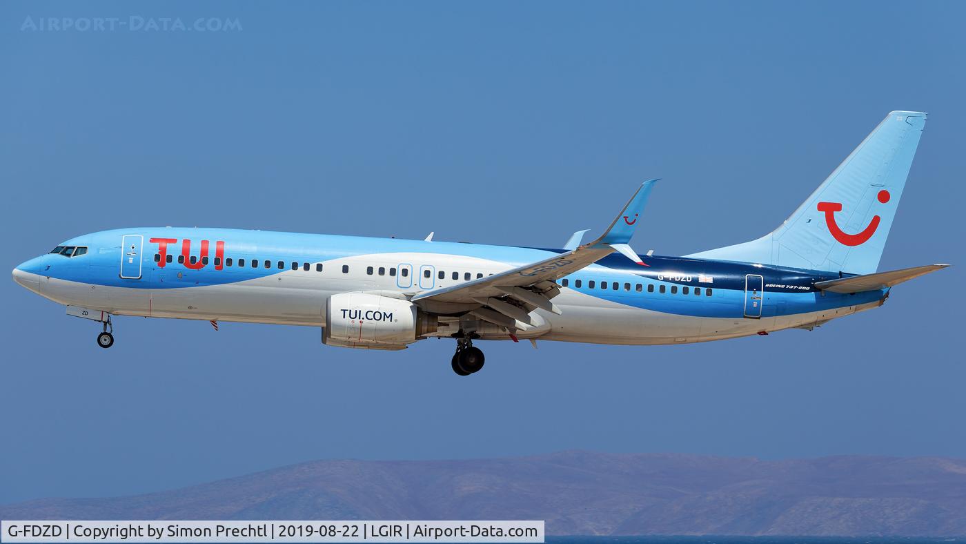 G-FDZD, 2007 Boeing 737-8K5 C/N 35132, G-FDZD @ Heraklion N. Kazantzakis Airport