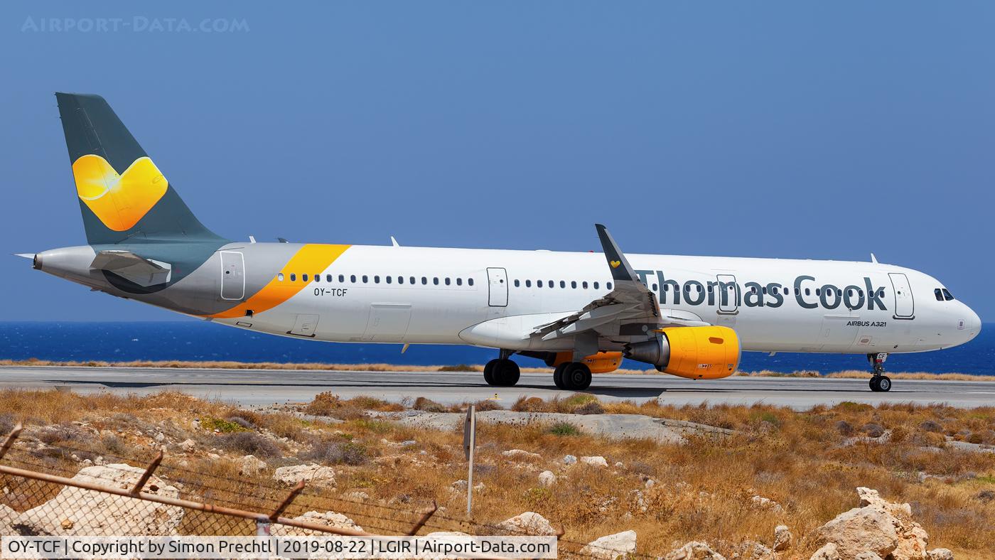 OY-TCF, 2014 Airbus A321-211 C/N 6351, OY-TCF @ Heraklion N. Kazantzakis Airport