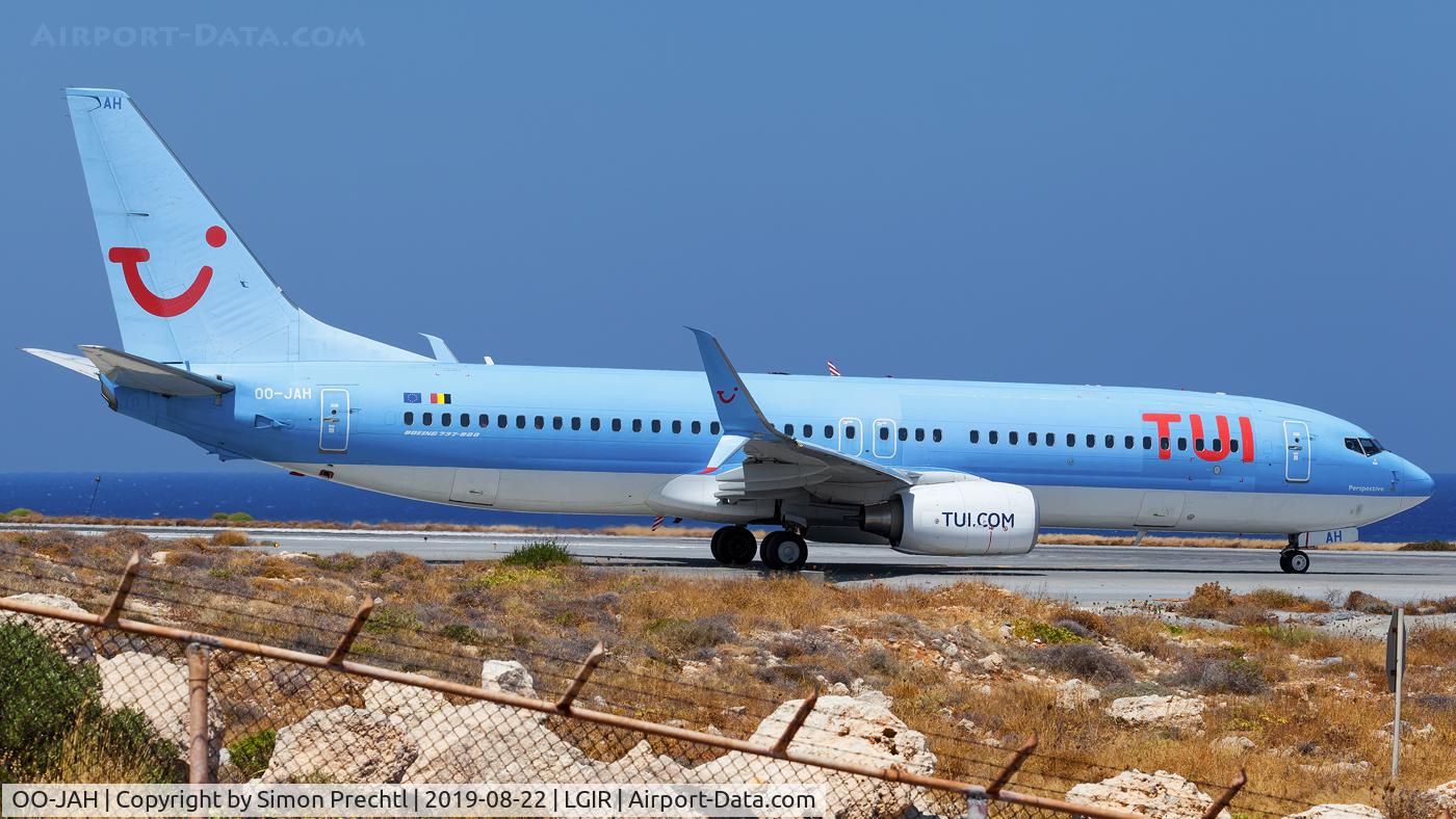 OO-JAH, 2011 Boeing 737-8K5 C/N 37260, OO-JAH @ Heraklion N. Kazantzakis Airport