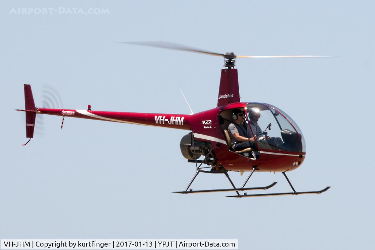 VH-JHM, 2007 Robinson R22 Beta II C/N 4104, Robinson R22 Beta II, VH-JHM. YPJTtaken 130117