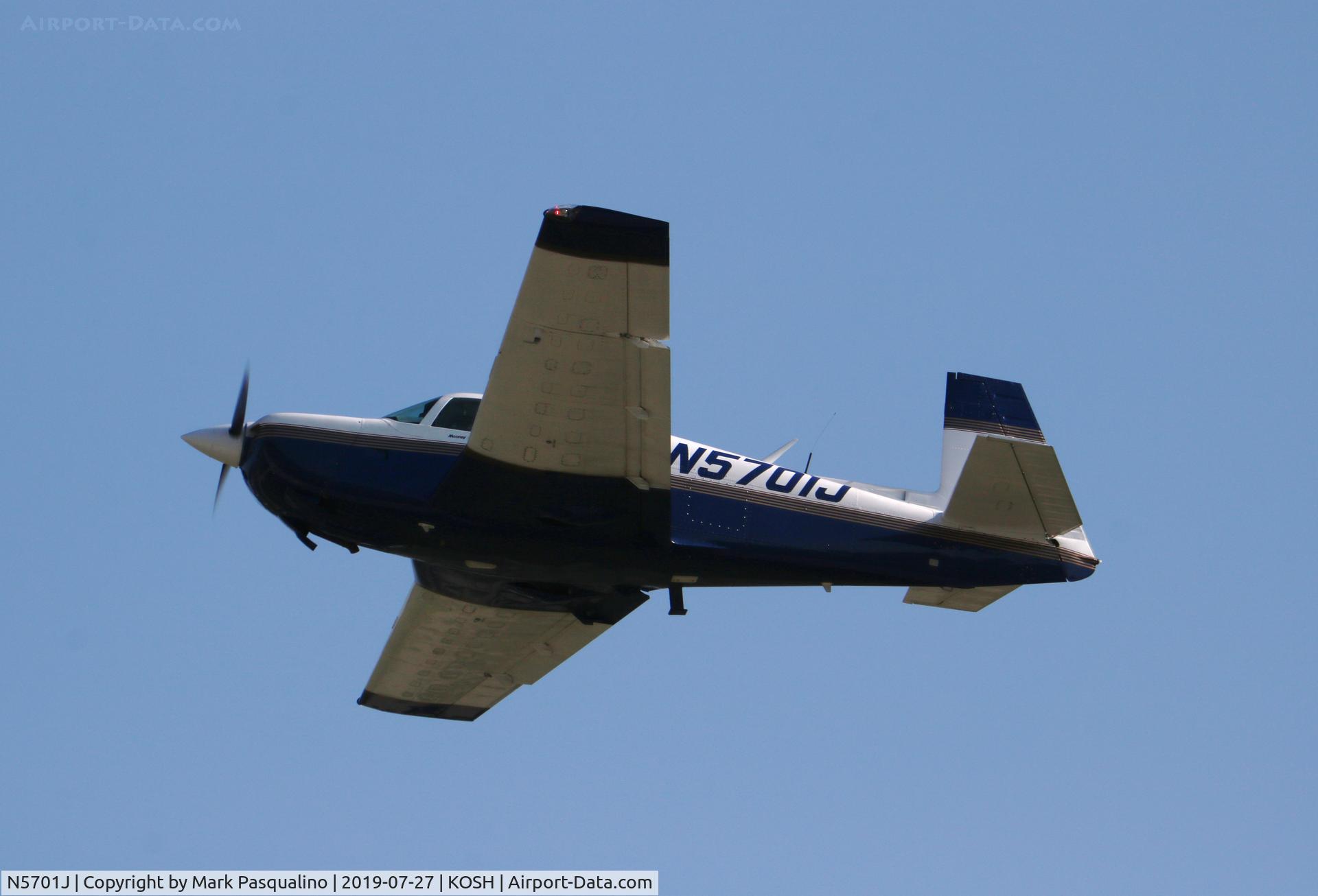 N5701J, 1983 Mooney M20J 201 C/N 24-1416, Mooney M20J
