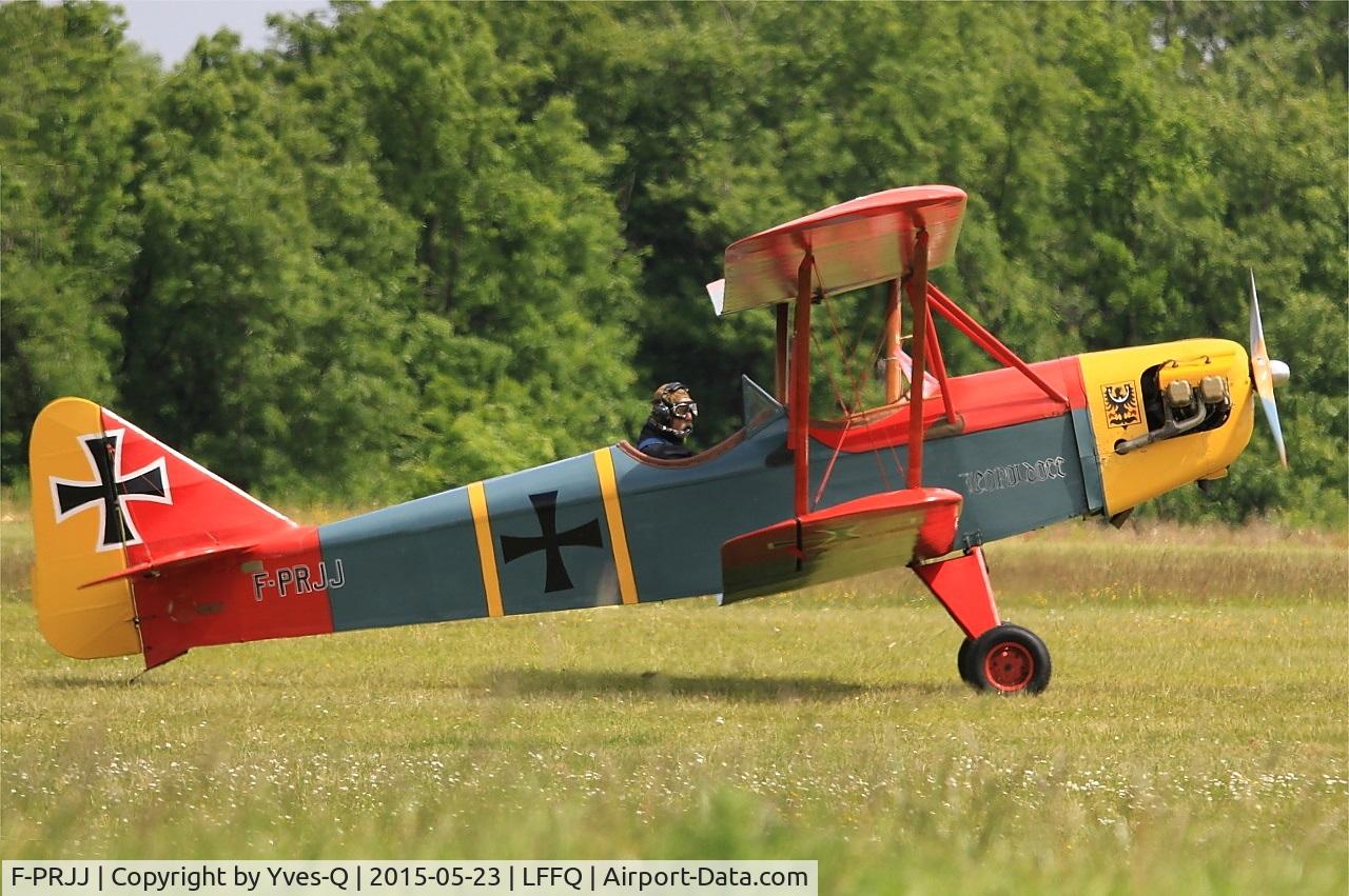 F-PRJJ, Leopoldoff L-55 Colibri C/N LF-0193, Leopoldoff L-55 Colibri, Taxiing, La Ferté-Alais airfield (LFFQ) Airshow 2015