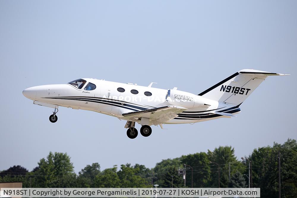 N918ST, 2008 Cessna 510 Citation Mustang Citation Mustang C/N 510-0135, Departing from runway 27.