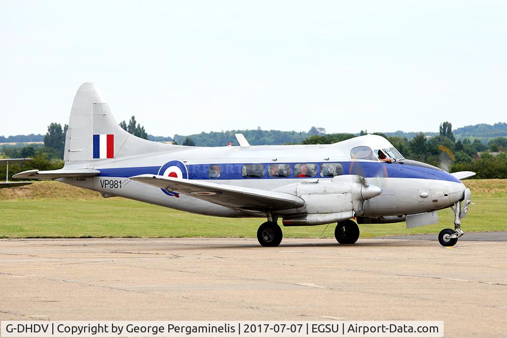 G-DHDV, De Havilland DH-104 Devon C.2 C/N 04205, Flying Legends 2017.
