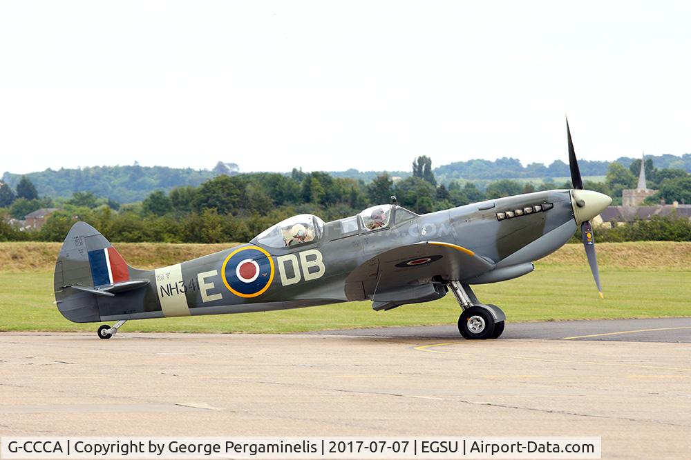 G-CCCA, 1944 Supermarine 509 Spitfire TR.IXc C/N CBAF.9590, Flying Legends 2017.