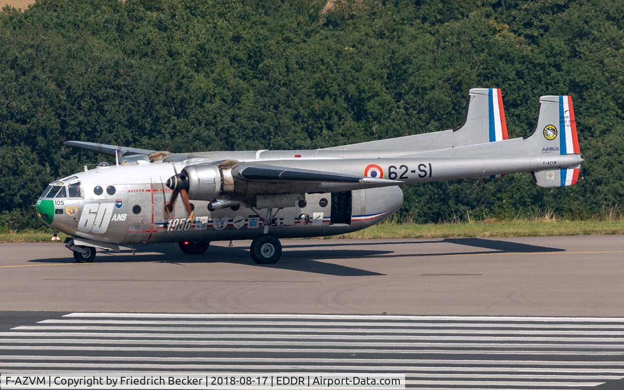 F-AZVM, 1956 Nord N-2501F Noratlas C/N 105, lining up prior departure from RW09