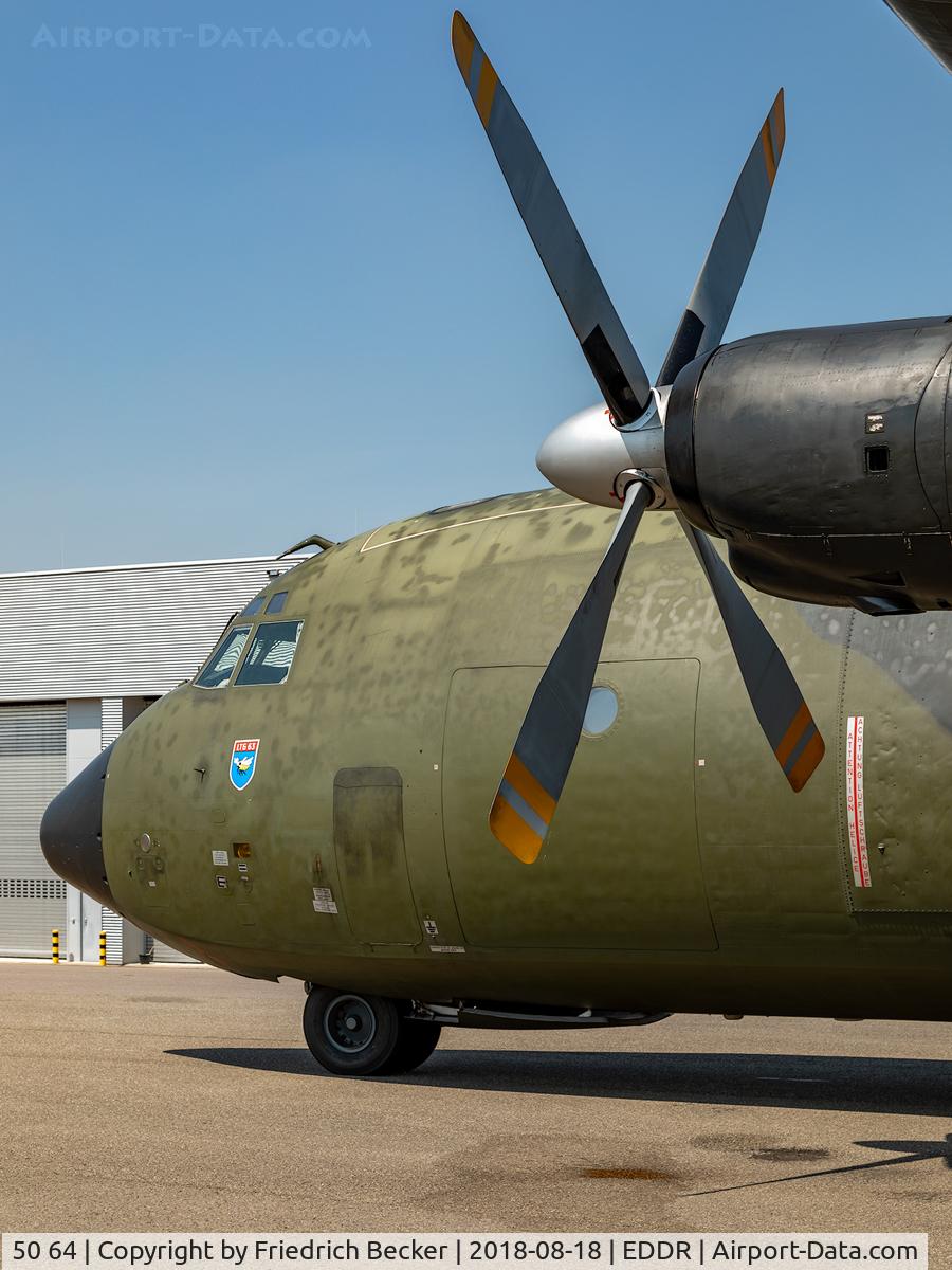 50 64, Transall C-160D C/N D101, resting at the apron