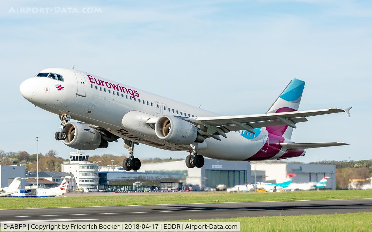 D-ABFP, 2011 Airbus A320-214 C/N 4606, departure to PMI via RW27