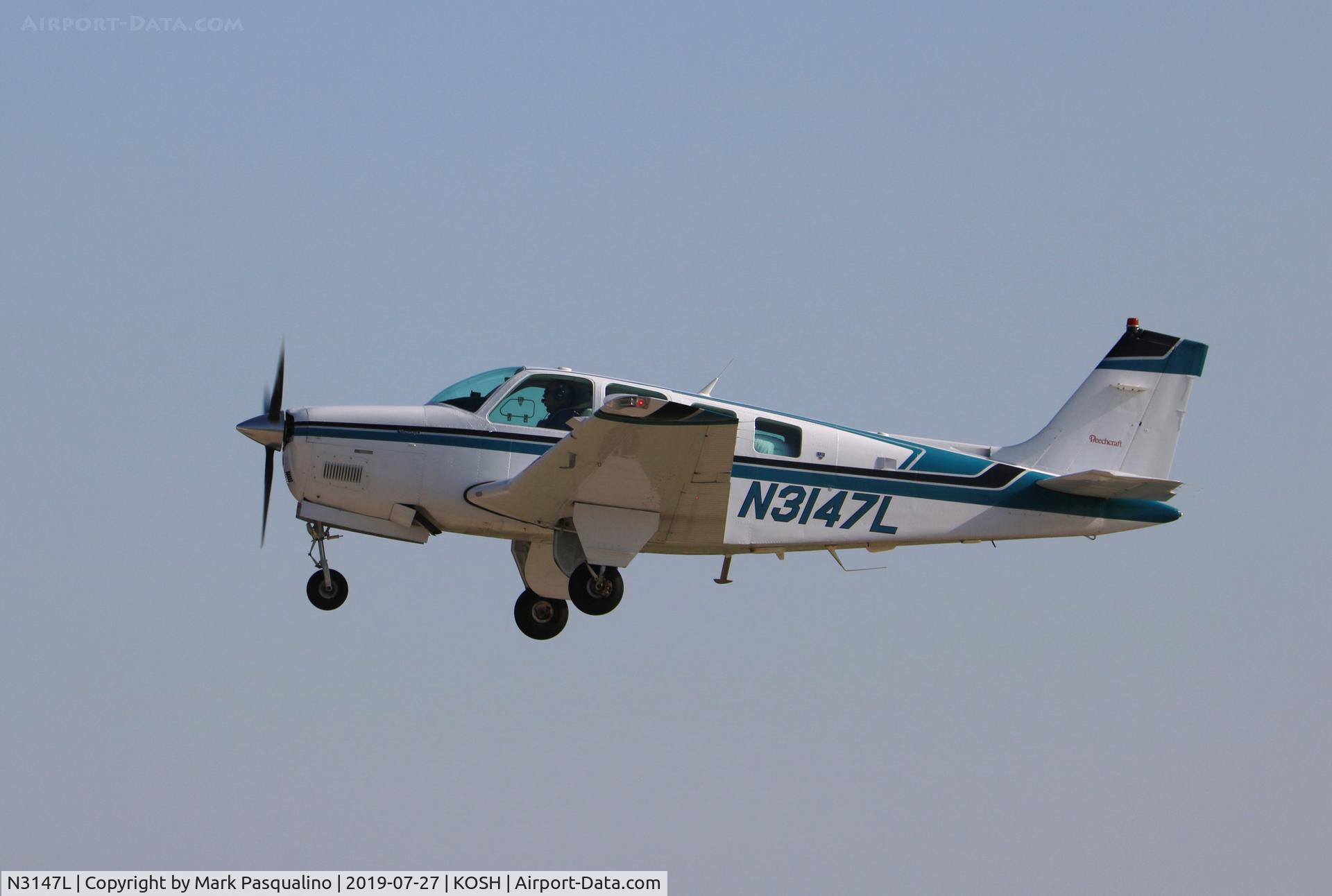 N3147L, 1994 Beech A36 Bonanza 36 C/N E-2882, Beech A36
