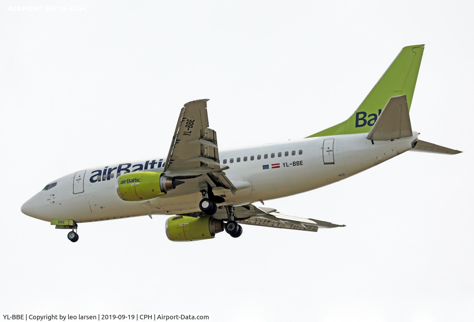 YL-BBE, 1998 Boeing 737-53S C/N 29073, Copenhagen 19.9.2019