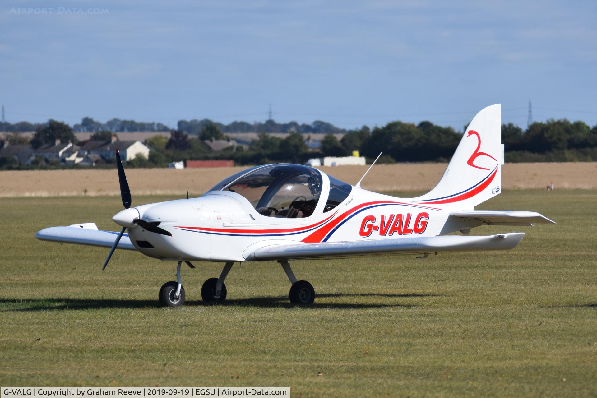 G-VALG, 2017 Evektor EV-97 Eurostar SL C/N 2016-4240, Parked at Duxford.