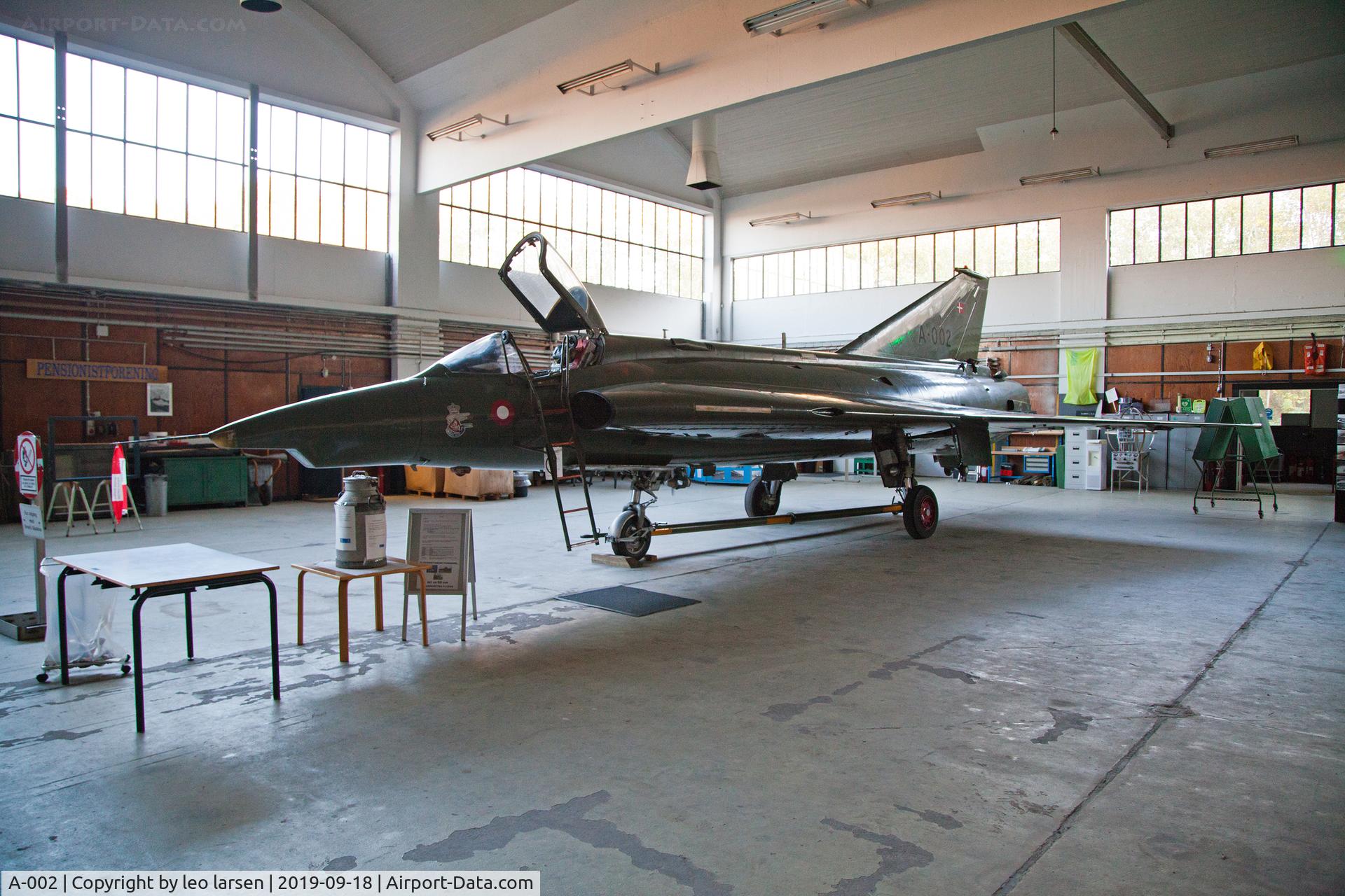 A-002, 1970 Saab F-35 Draken C/N 35-1002, FSN Værløse 18.9.2019