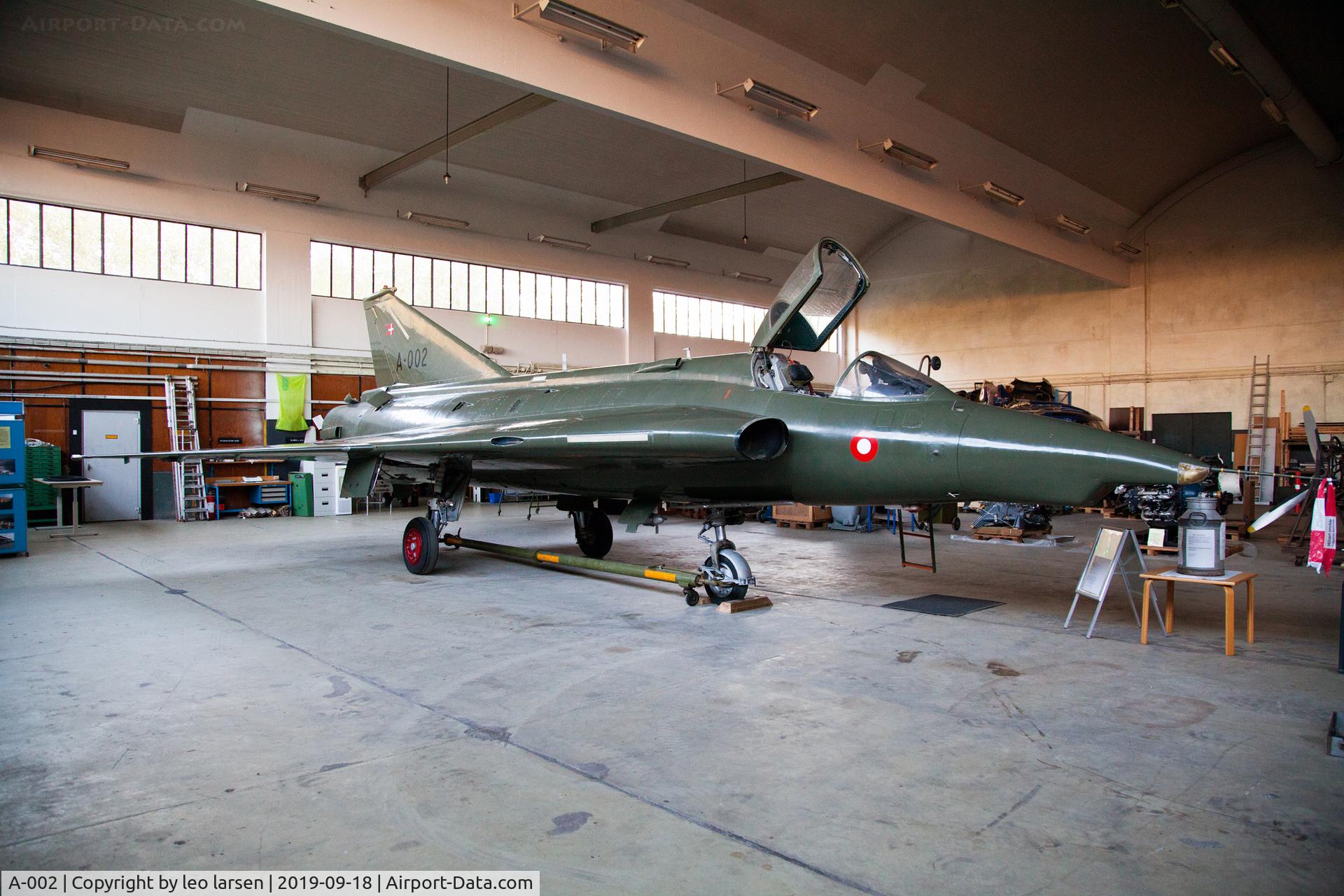 A-002, 1970 Saab F-35 Draken C/N 35-1002, FSN Værløse 18.9.2019