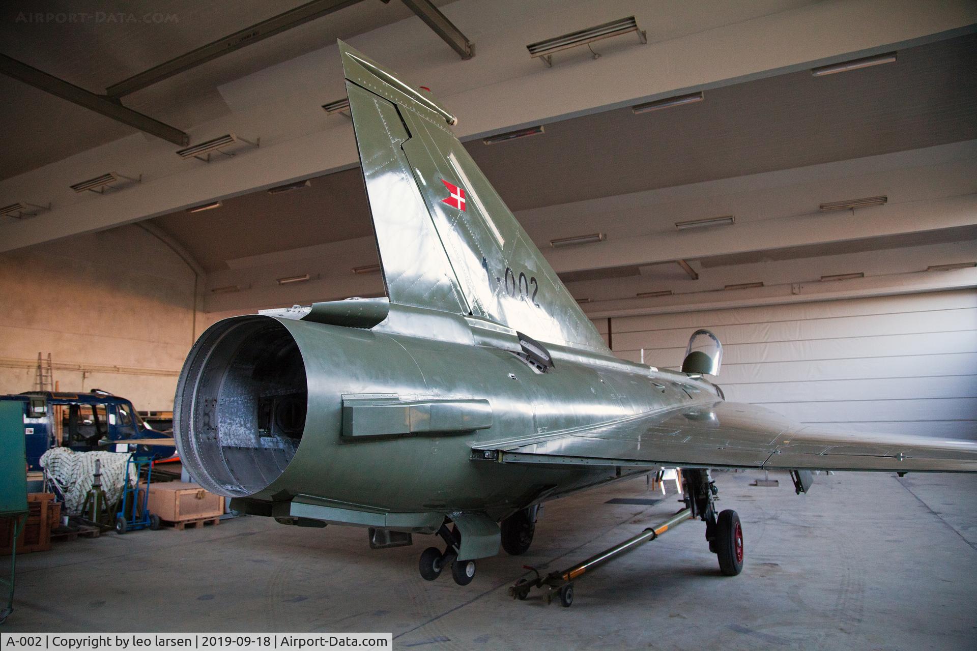 A-002, 1970 Saab F-35 Draken C/N 35-1002, FSN Værløse 18.9.2019
