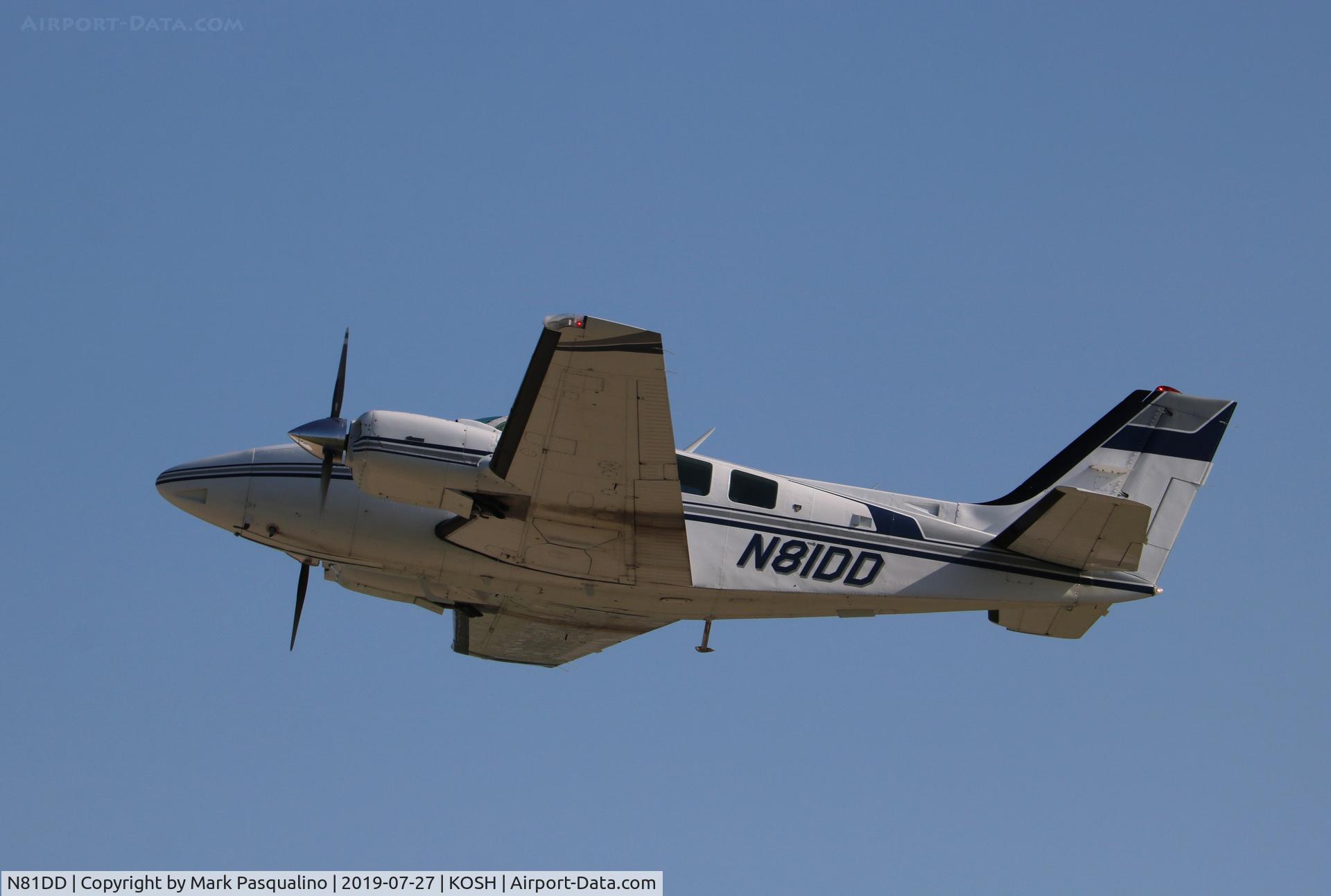 N81DD, 1980 Beech 58 Baron C/N TH-1212, Beech 58