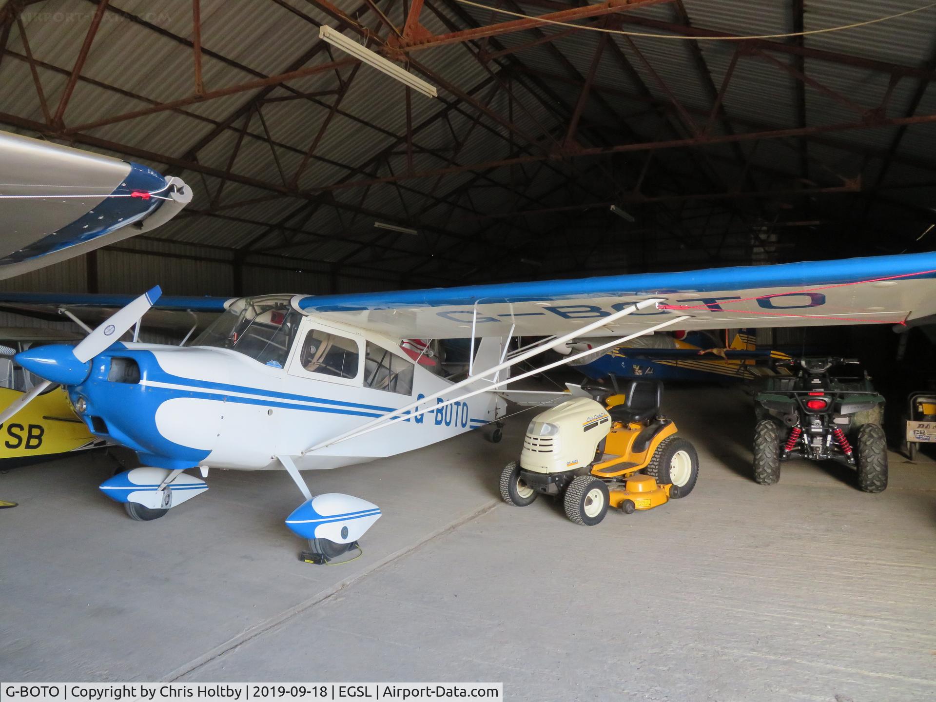 G-BOTO, 1973 Bellanca 7ECA Citabria Citabria C/N 939-73, Hangared at Andrewsfield