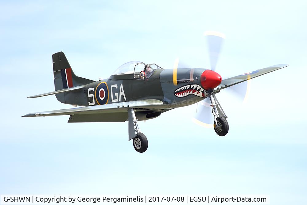G-SHWN, 1944 North American P-51D Mustang C/N 122-40417, Flying Legends 2017.