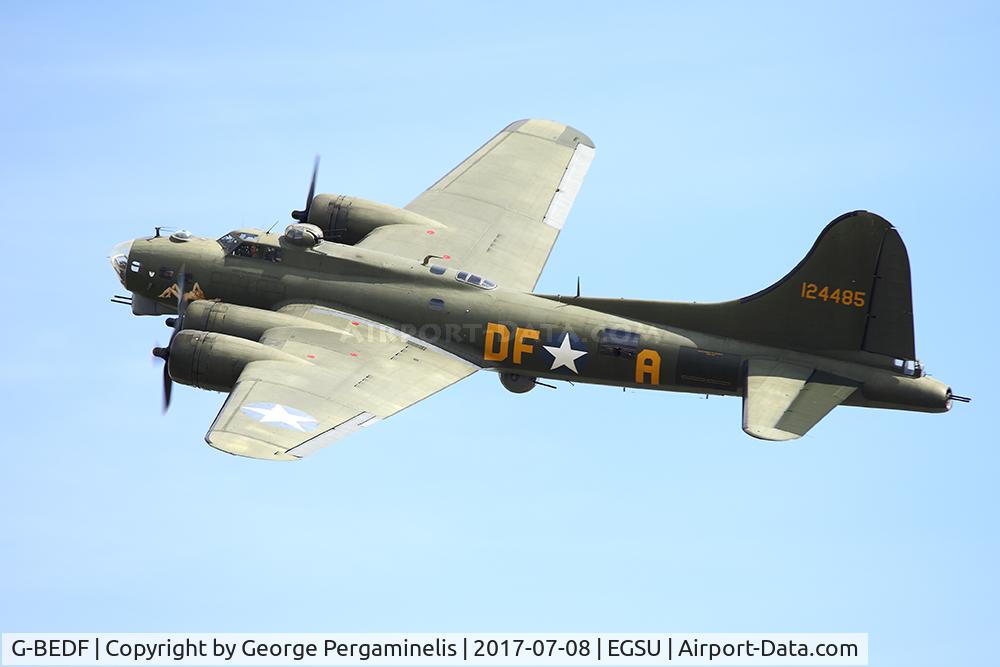 G-BEDF, 1944 Boeing B-17G Flying Fortress C/N 8693, Flying Legends 2017.