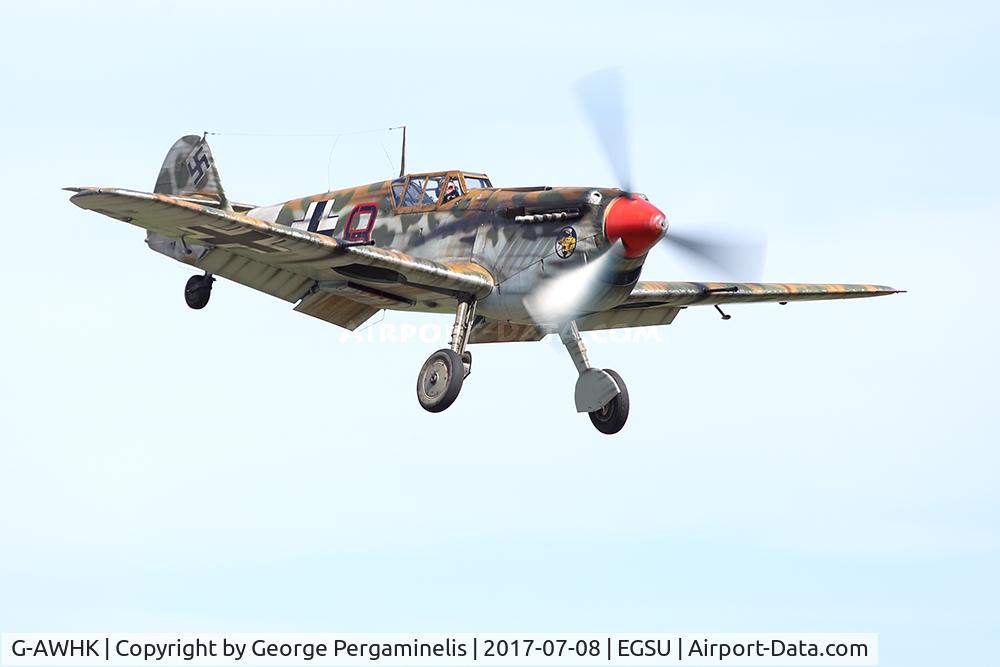 G-AWHK, 1949 Hispano HA-1112-M1L Buchon C/N 172, Flying Legends 2017.