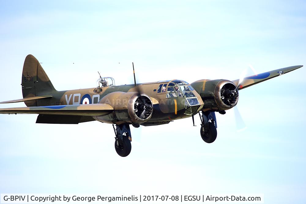G-BPIV, 1943 Bristol 149 Bolingbroke Mk.IVT C/N 10201, Flying Legends 2017.
