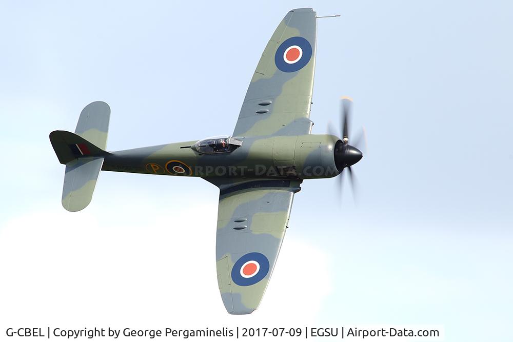 G-CBEL, 1953 Hawker Fury FB11 C/N 37539, Flying Legends 2017.