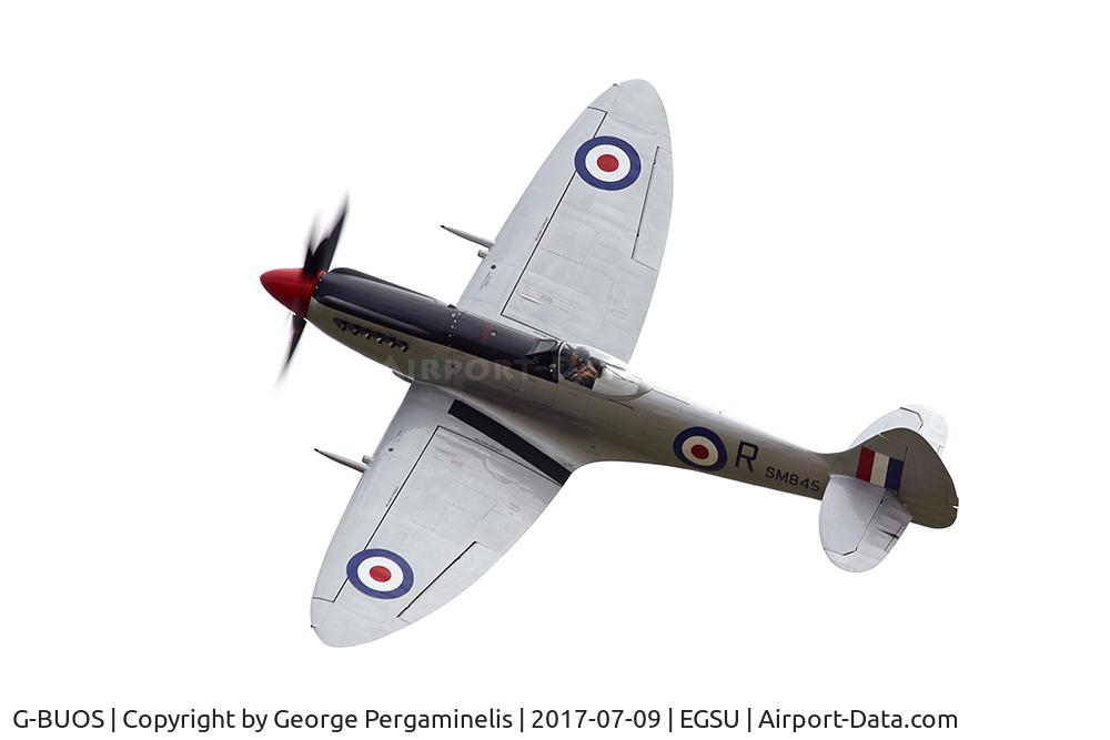 G-BUOS, 1945 Supermarine 394 Spitfire FR.XVIIIe C/N 6S/672224, Flying Legends 2017.