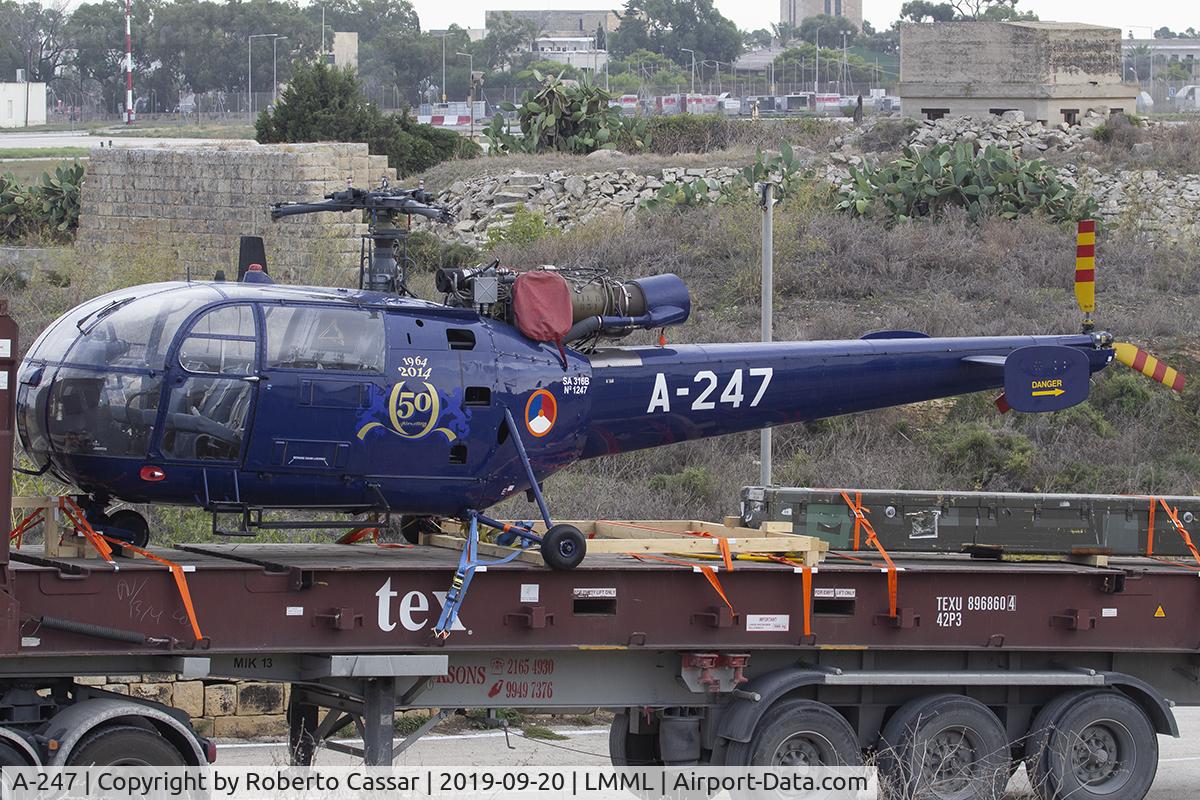 A-247, Aérospatiale SA-316B Alouette III C/N 1247, Park 7