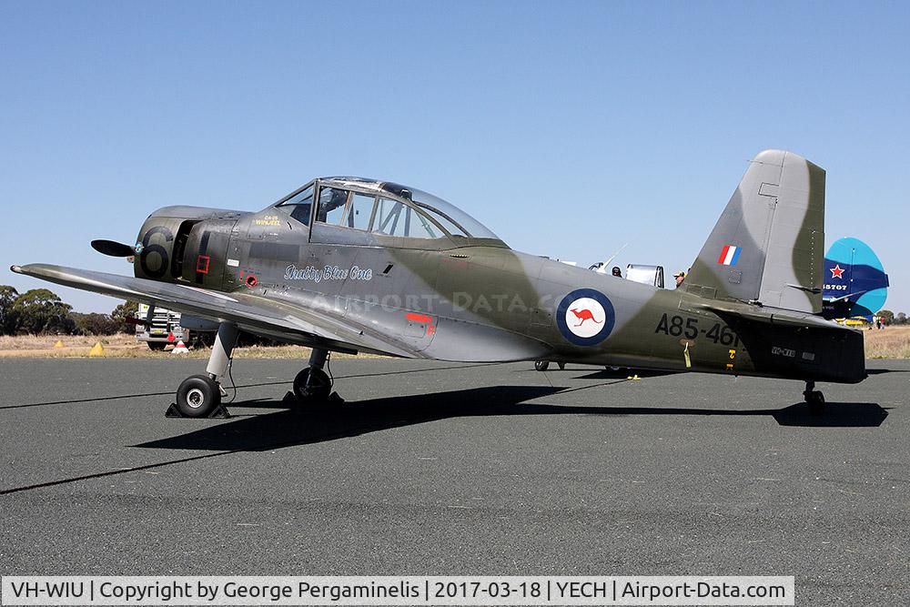 VH-WIU, 1957 Commonwealth CA-25 Winjeel C/N CA25-61, Antique Aeroplane Assn of Australia National Fly-in.