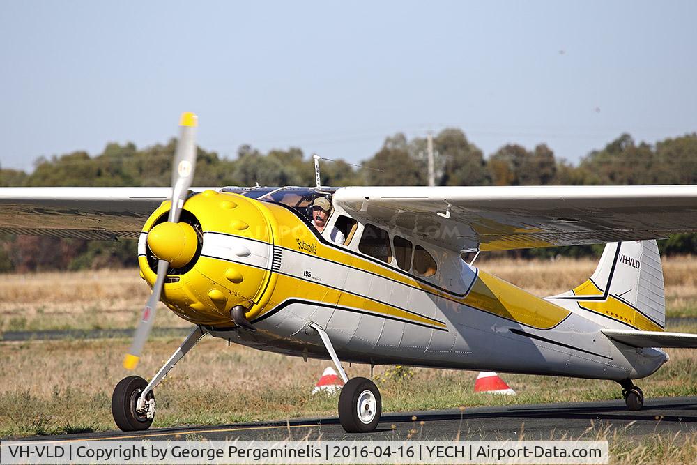VH-VLD, 1953 Cessna 195B Businessliner C/N 16111, Antique Aeroplane Assn of Australia National Fly-in.