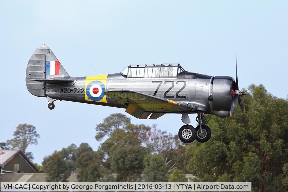 VH-CAC, 1945 Commonwealth CA-16 Wirraway Mk.3 C/N 1174, Tyabb Airshow.