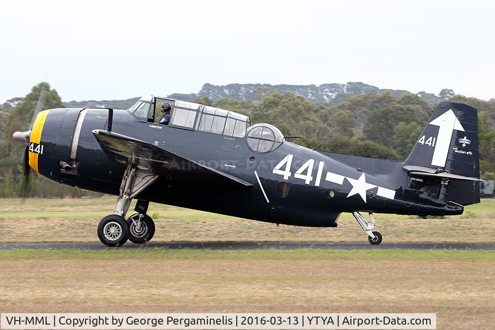 VH-MML, 1957 Grumman TBM-3E Avenger C/N 3919, Tyabb Airshow.
