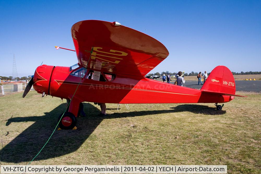VH-ZTG, 1941 Cessna C-165 Airmaster C/N 589, Antique Aeroplane Assn of Australia National Fly-in.