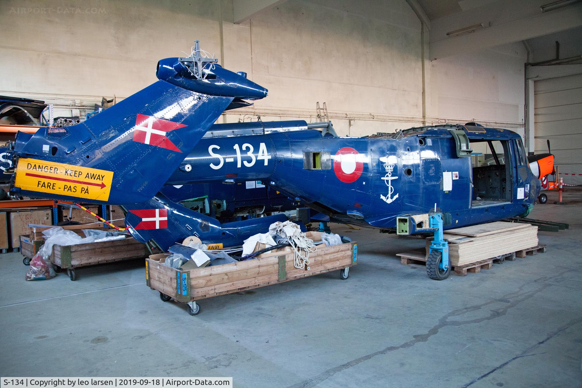 S-134, 1980 Westland Lynx Mk.80 C/N 134, FSN Værløse HG.2 18.9.2019