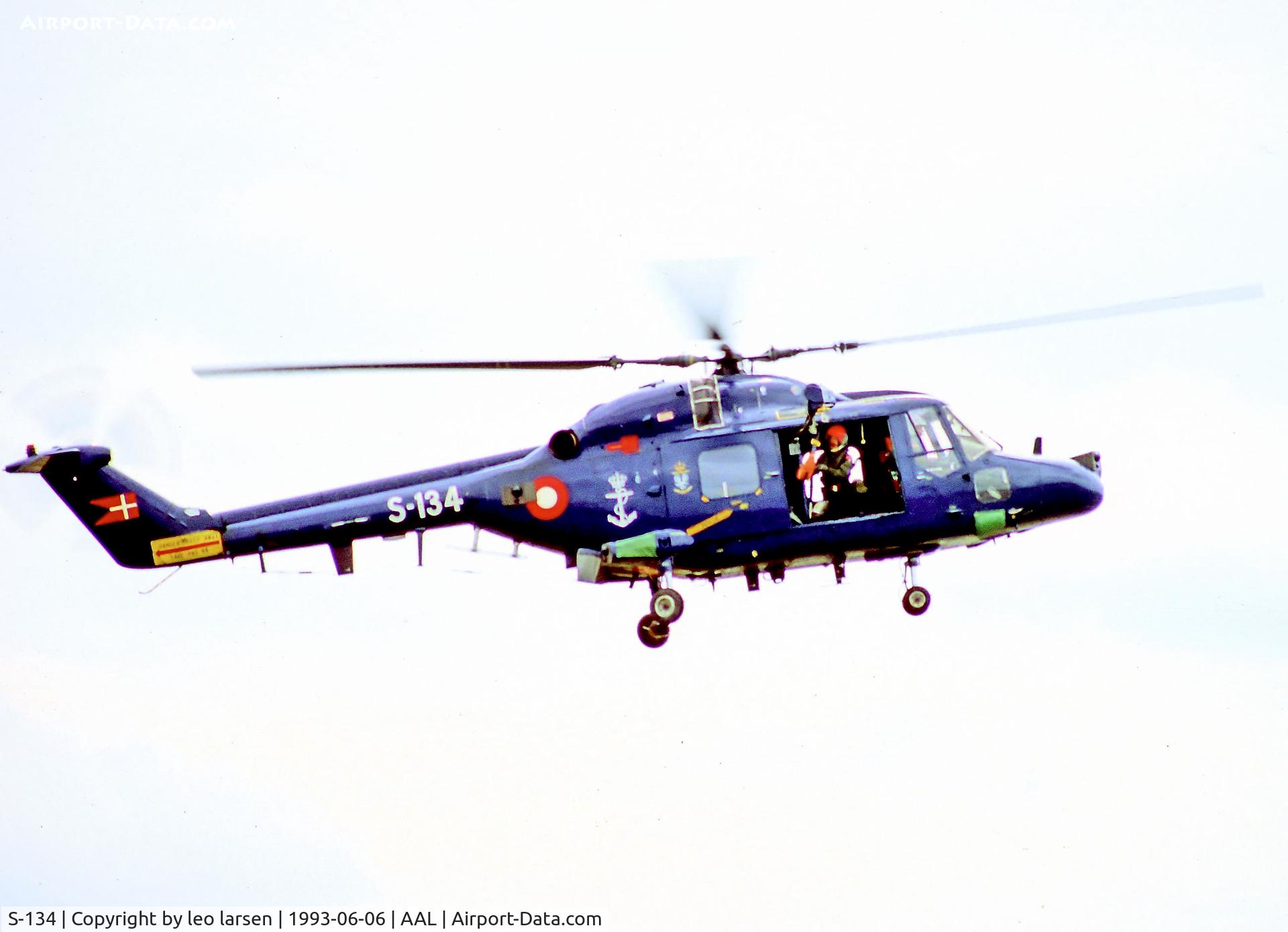 S-134, 1980 Westland Lynx Mk.80 C/N 134, FSN Aalborg 6.6.1993