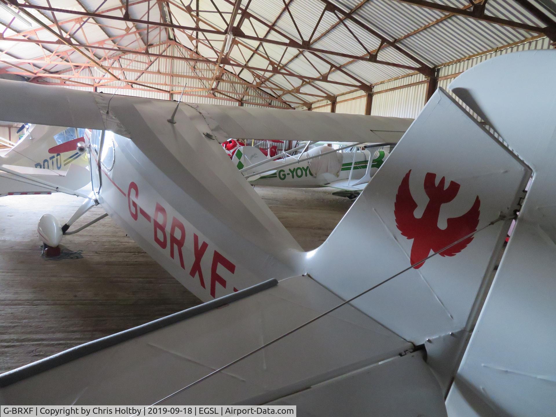 G-BRXF, 1946 Aeronca 11AC Chief C/N 11AC-1033, Hangared at Andrewsfield